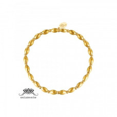 Armband beads oval gold
