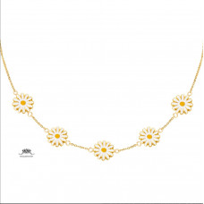 Ketting flower white