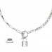 Ketting lock silver